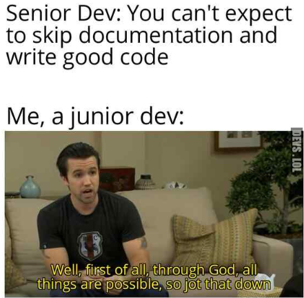 Code Documentation Meme